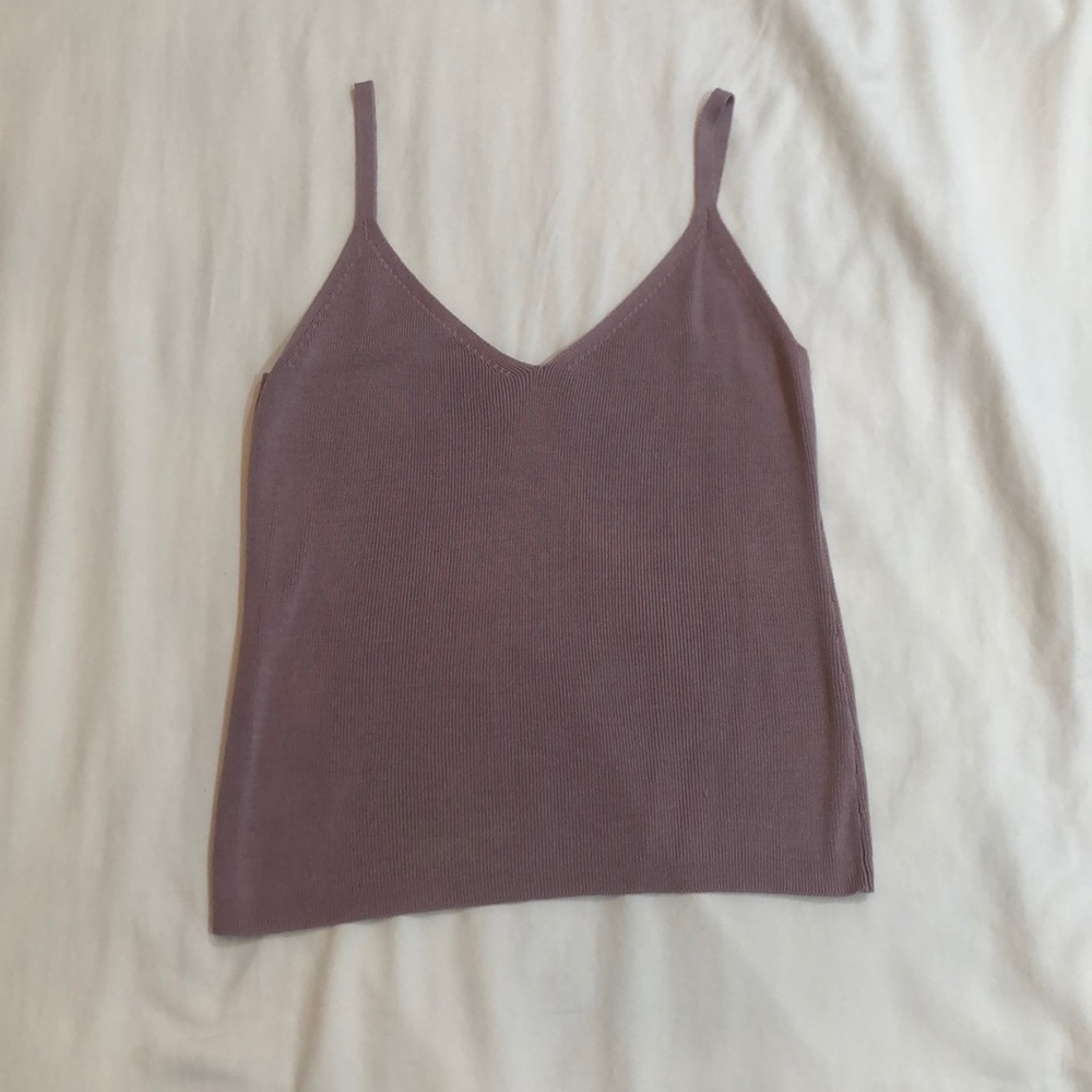 Lilac, knit top